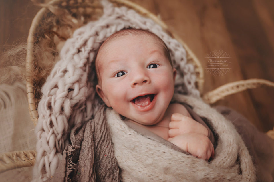 Kleiner Shooting Star- Neugeborenenfotografie