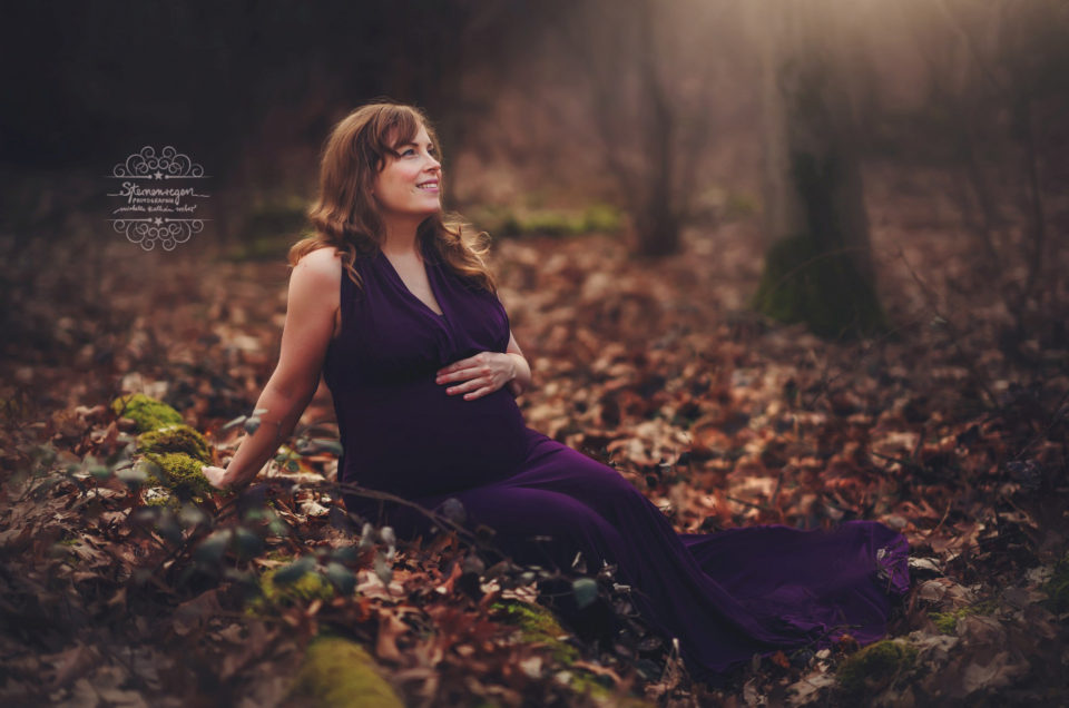 Schwangerschaftsfotografie Outdoor im Herbst und Winter